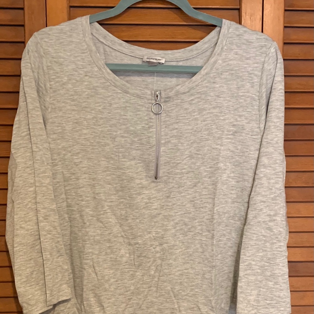 Avenue quarter zip top